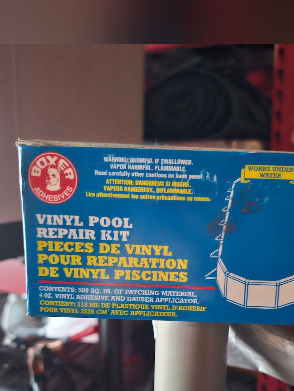 Blue Vinyl Pool Repair Kit